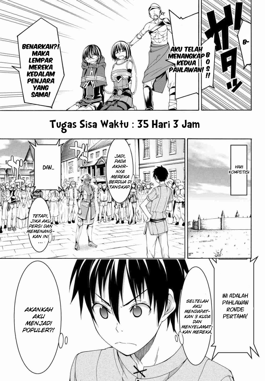 100-man no Inochi no Ue ni Ore wa Tatteiru Chapter 03 Bahasa Indonesia